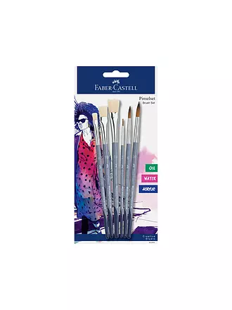 FABER-CASTELL | Faber Set de pinceles 6 piezas | 